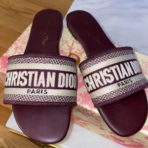 Christian Dior Slides Size 39
